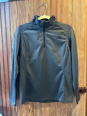 The North Face Women's Tech Glacier Quarter Zip Pullover Fleece | Grey | Medium